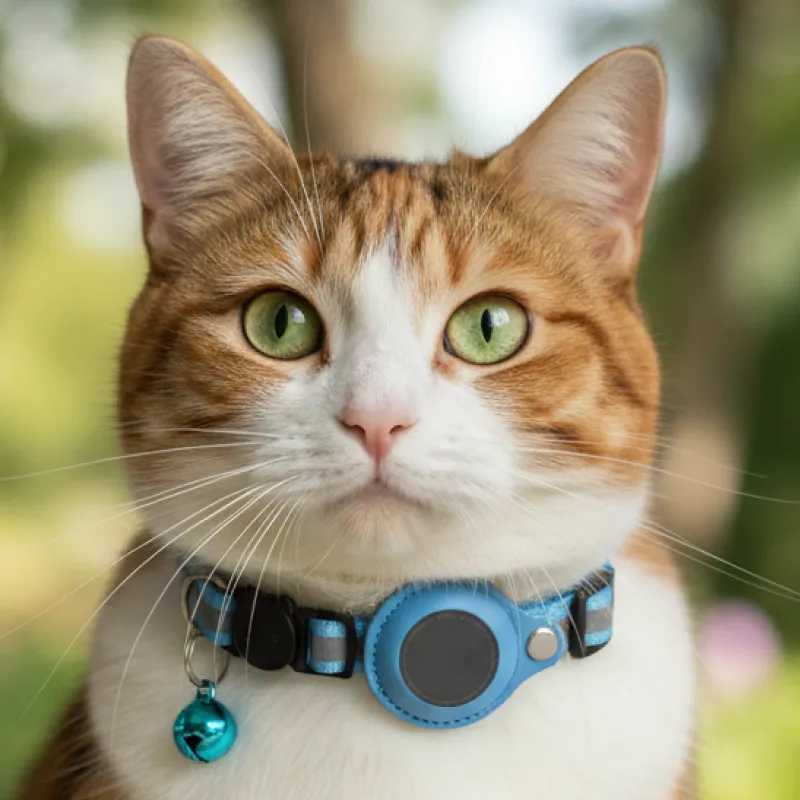 collar for airtag, cat collar, cat collar with bell