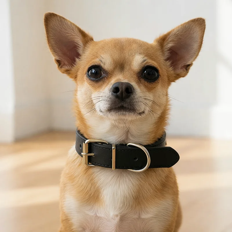 Helles, verstellbares Hundehalsband