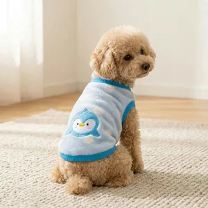 cute dog coat, dog fleece coat, dog fleece vest